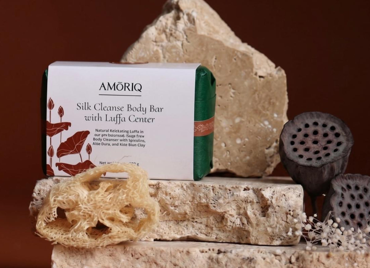 Silk Cleanse Body Bar With Luffa Center